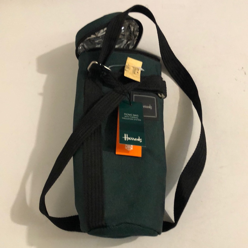 Harrods Wine Cooler Bag: Dark Green